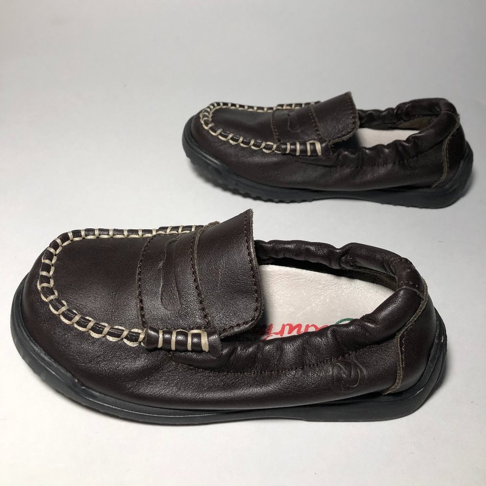 Naturino Piacenza Loafer Kid Brown Leather Size 8